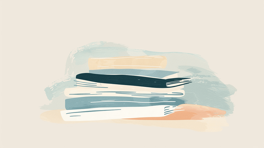 Pino kirjoja päällekäin